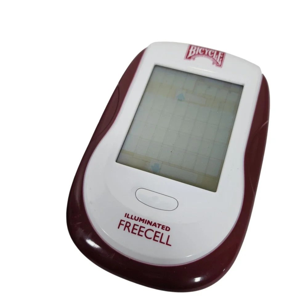 Bicycle‎ Illuminated Freecell Handheld Electronic Game Red White